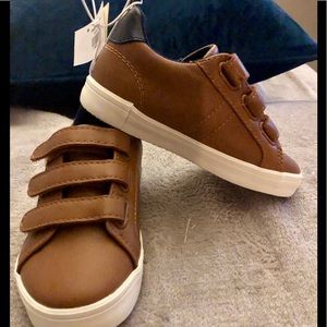 Leather Velcro toddler boy shoes